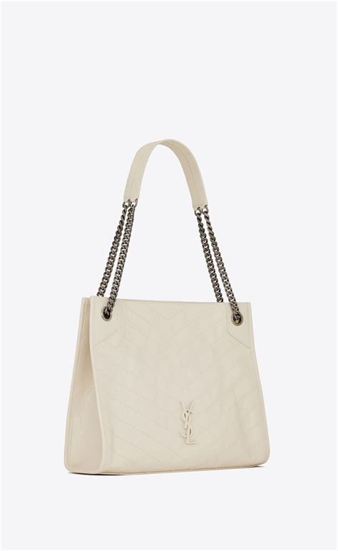 niki ysl monogram leather shopping tote bag|ysl niki medium.